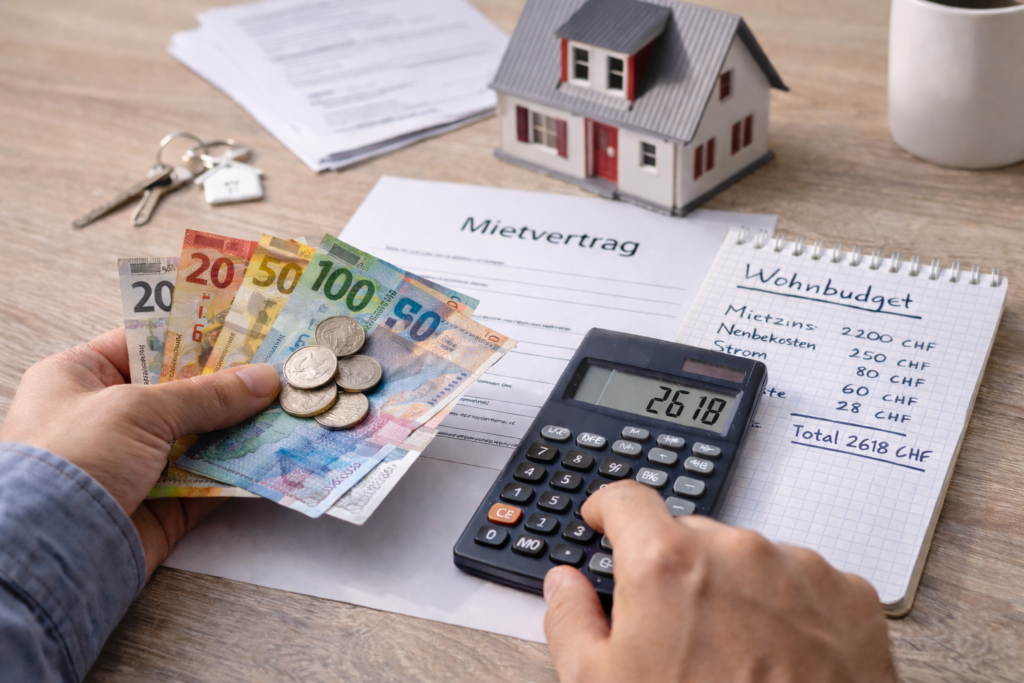 wie viel miete kann ich mir leisten schweiz